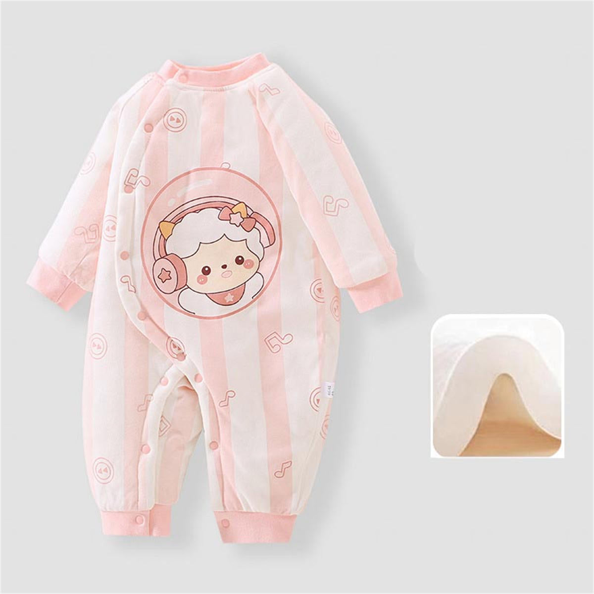 Baby onesie fall and winter jacket cotton cotton clothing outside the hajacket