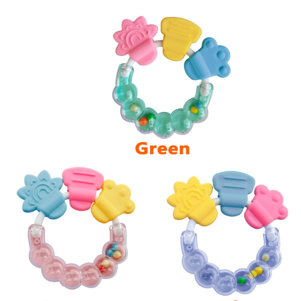 Baby rattle teether