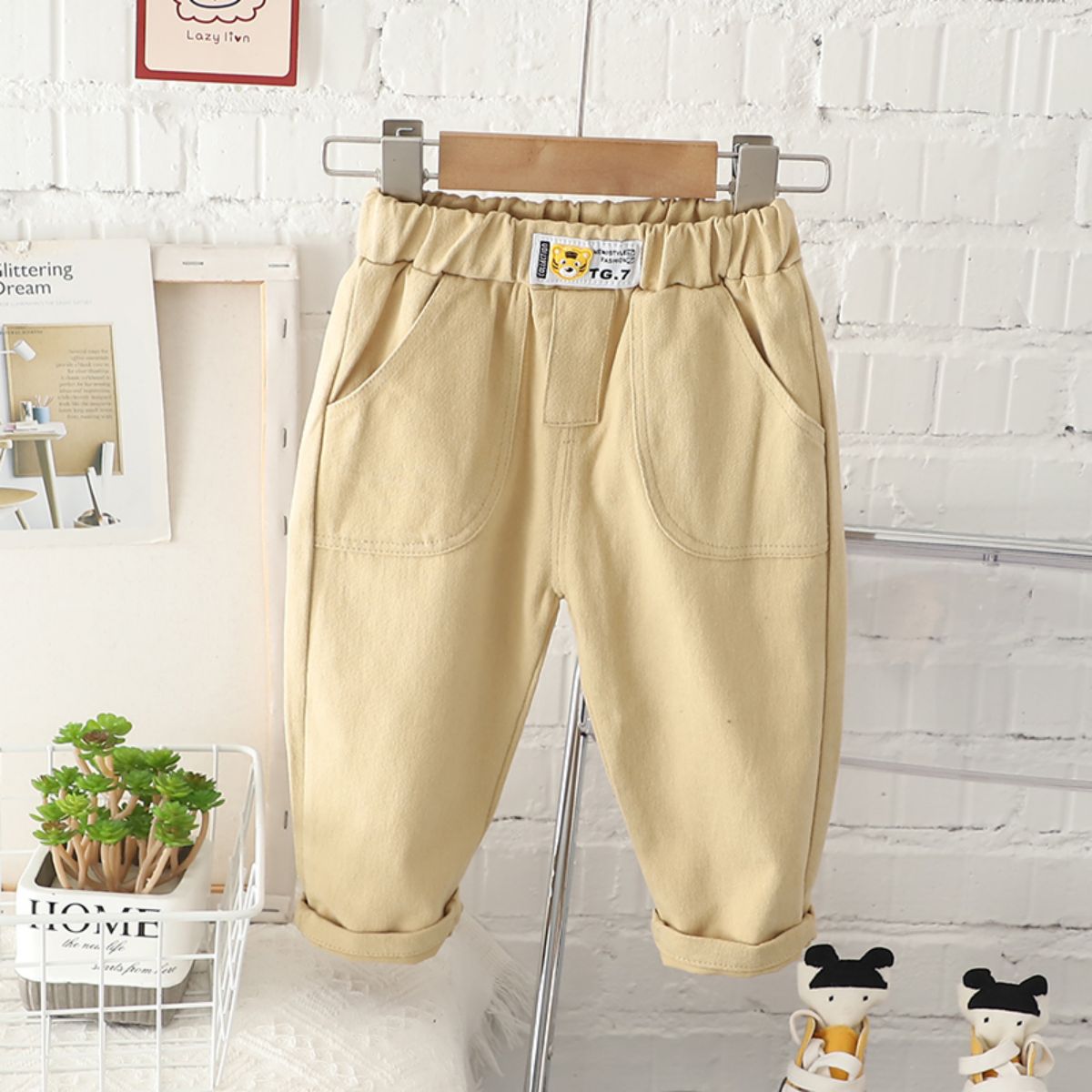 Toddler Boy Solid Color Pants