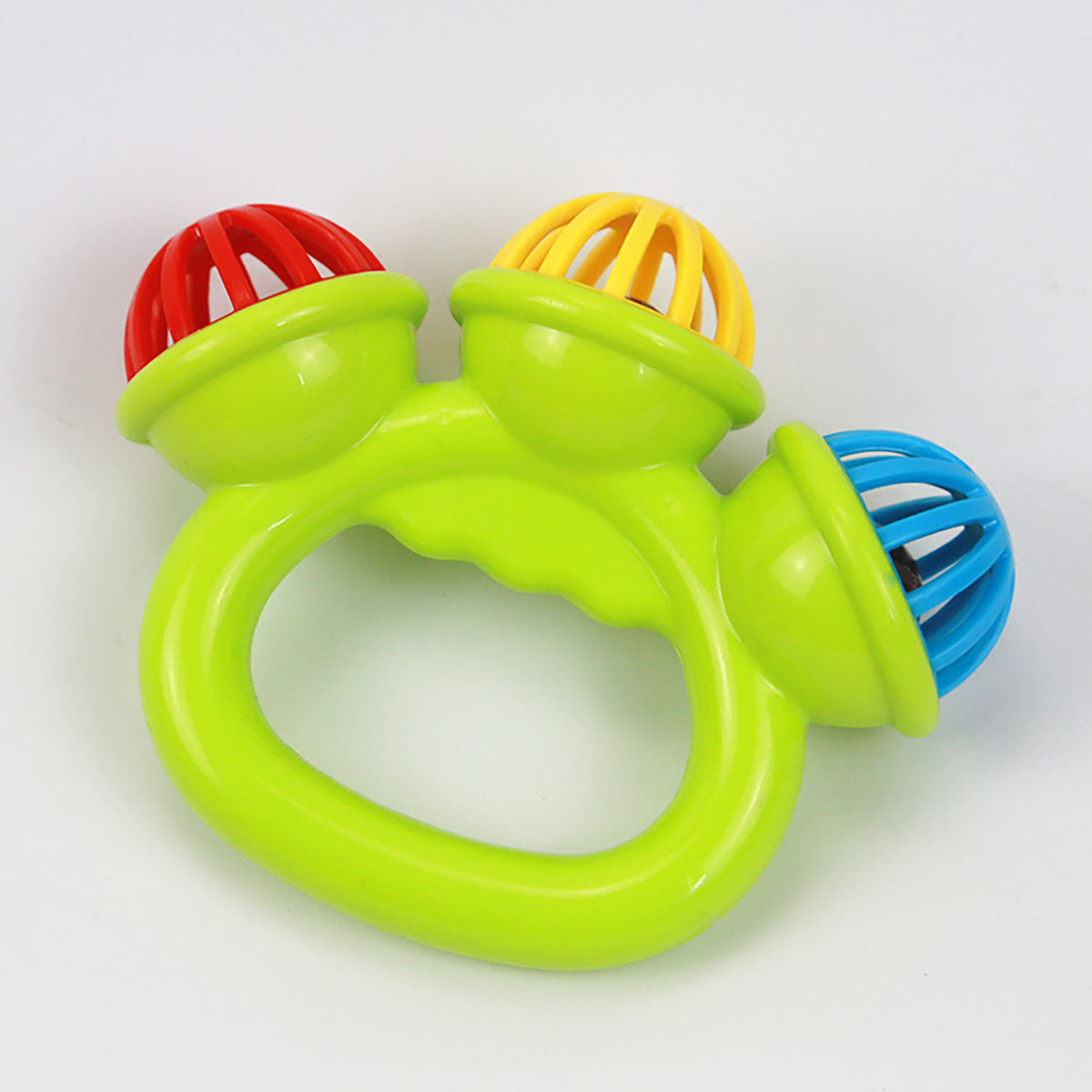 Baby soothing rattle hand bell