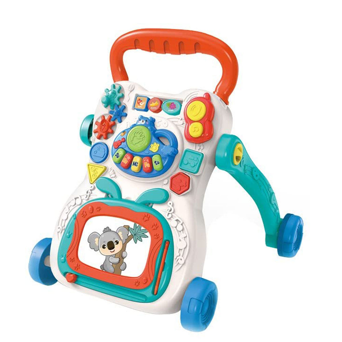 Baby push toddler toy children's music sliding baby anti-rollover multifunctional walker