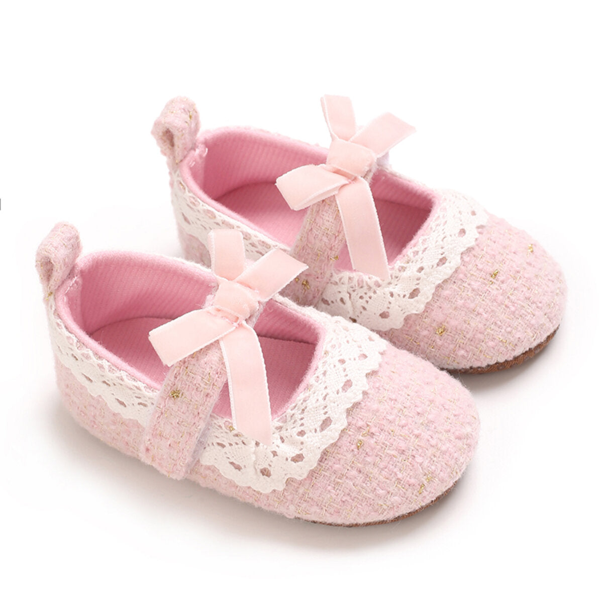 Baby soft sole princess shoes