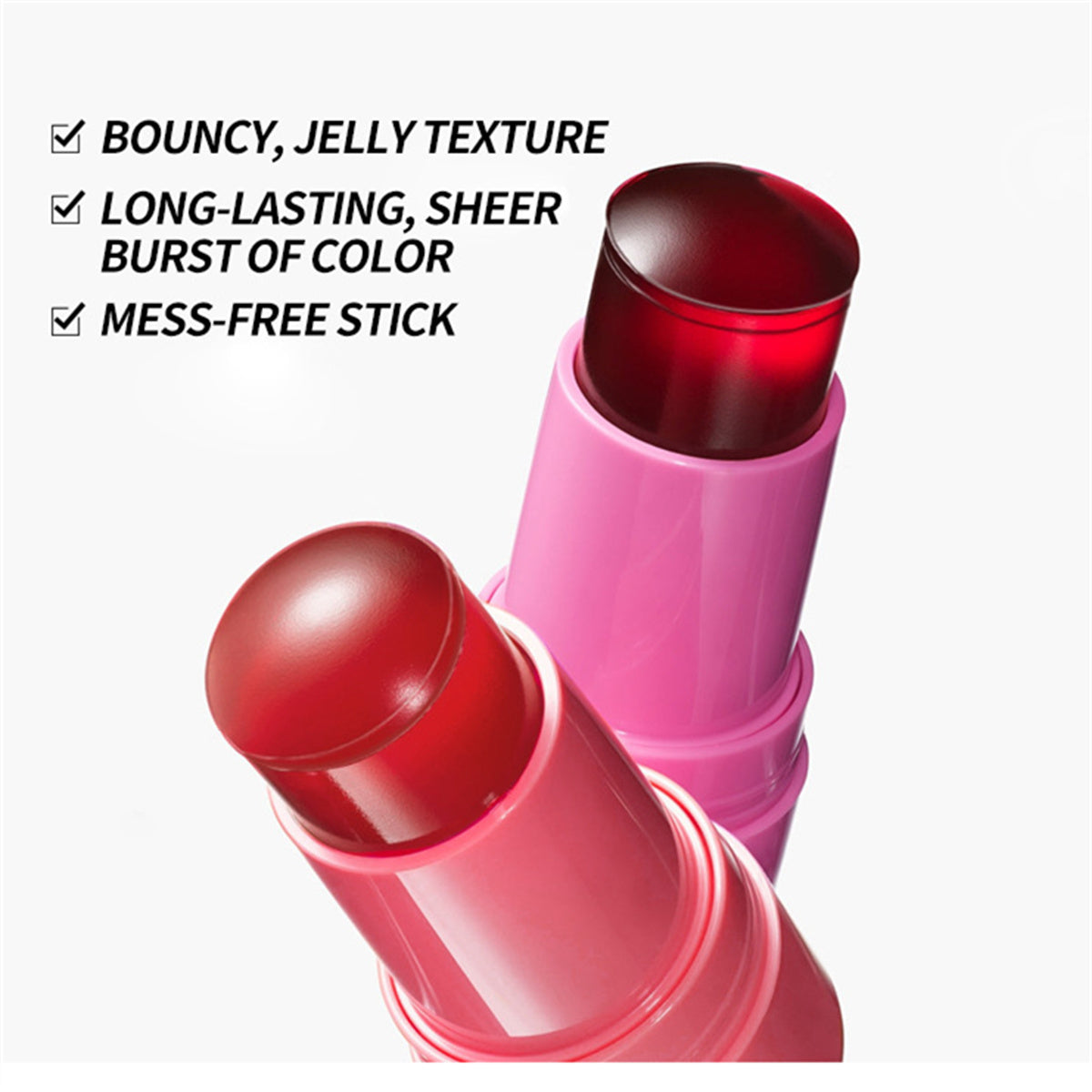 Jelly blush lipstick universal color long-lasting makeup lip and cheek dual-purpose blush