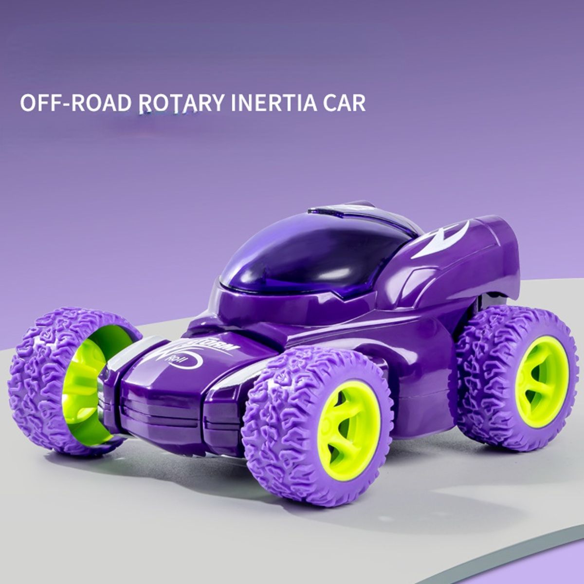 Friction off-road vehicle boy toy rotating stunt car