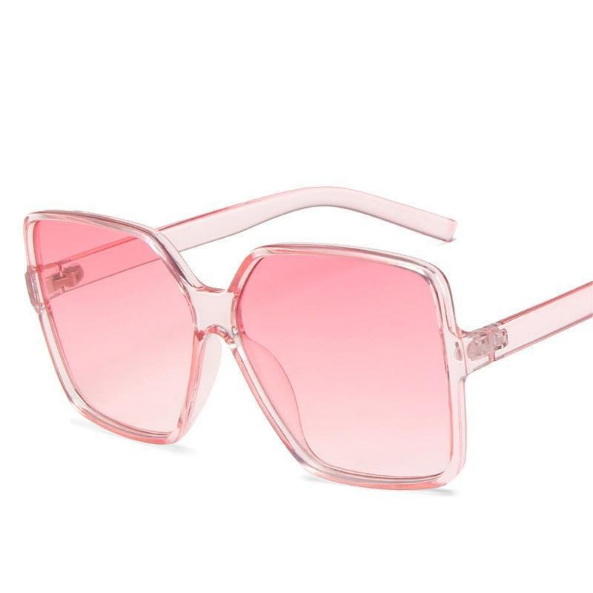 New trend ins large frame sunglasses men's square frame retro glasses metal hinge sunglasses women