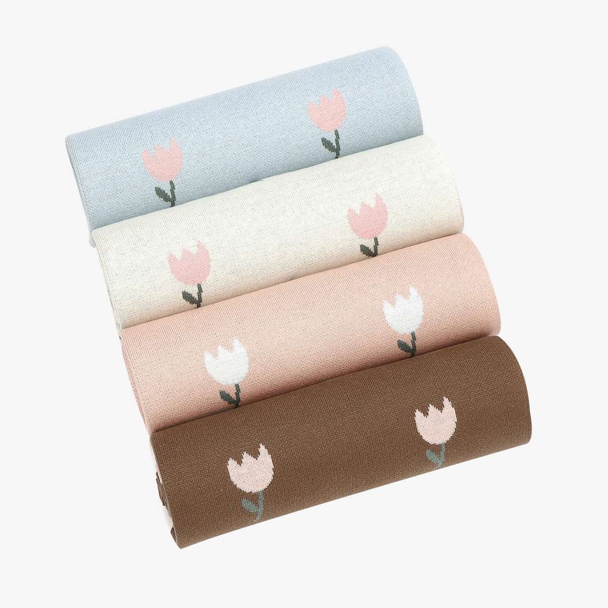 Baby knitted blanket cover