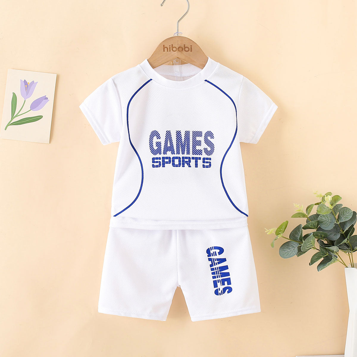 New children's ball uniform suit short-sleeved shorts quick-drying clothes boys' sports suit ball uniform