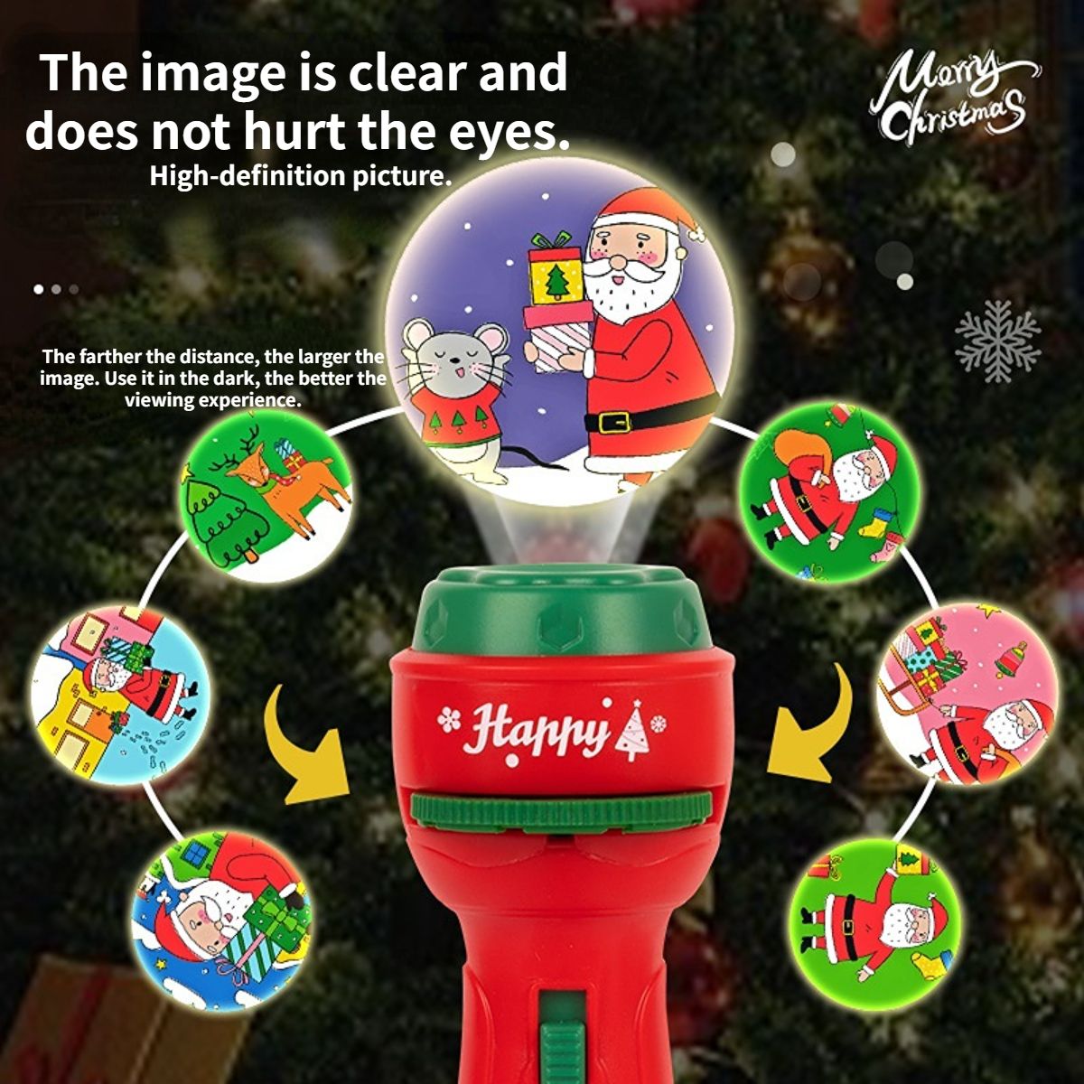 Christmas Children's Fun Cartoon Projector