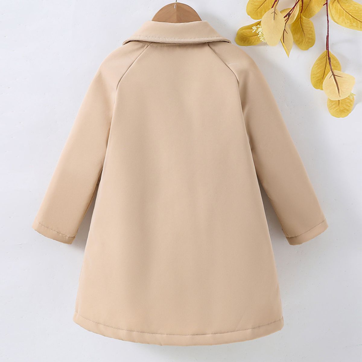 Children's autumn and winter button long sleeve jacket