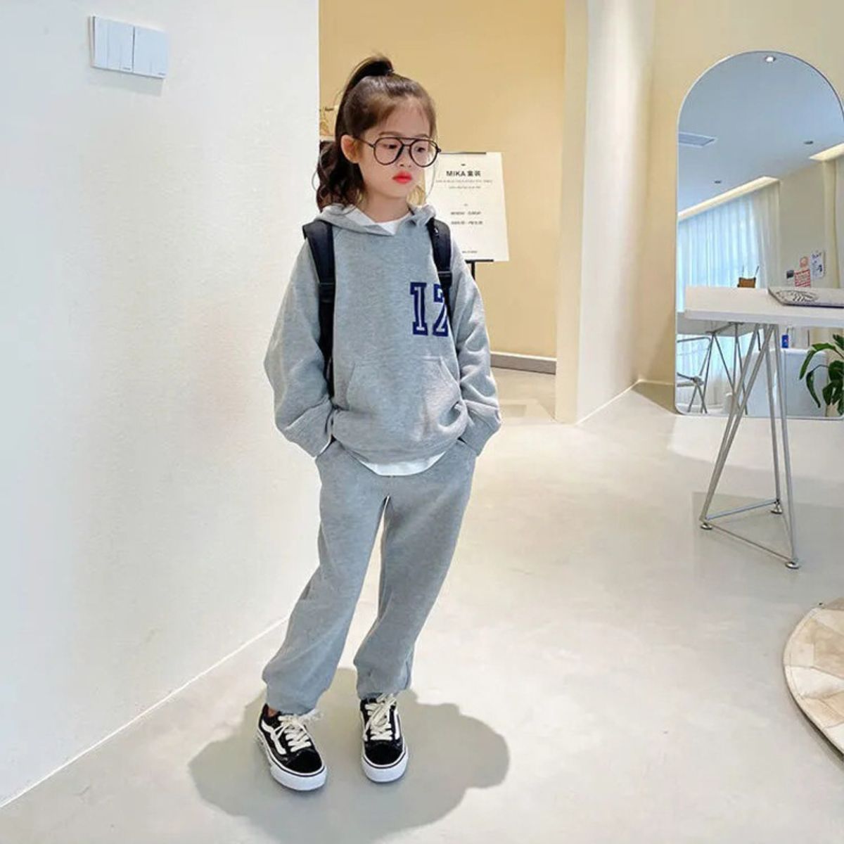 Hoodie sweatshirt sweatpants casual two-piece suit