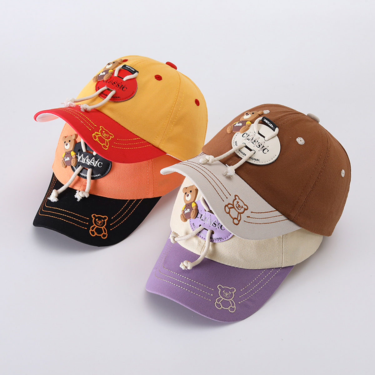 Children's cartoon cute bear cap