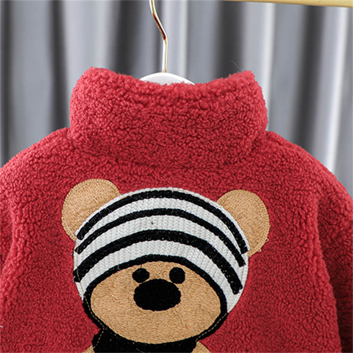 Boys winter bear cotton jacket