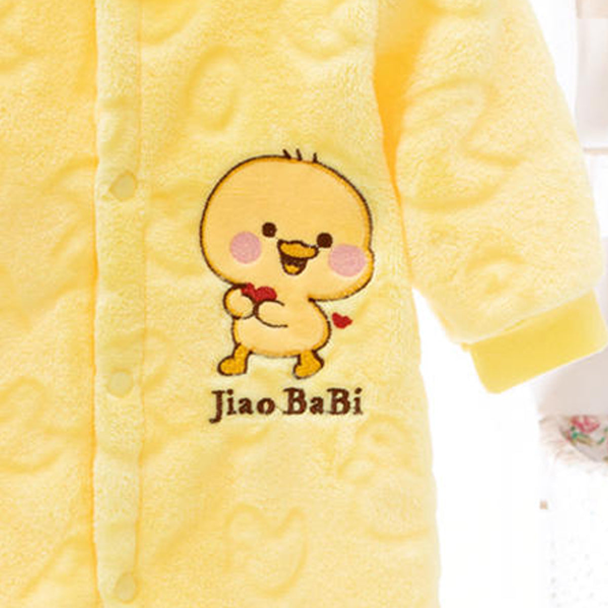 Infant and toddler jumpsuit coral fleece pajamas autumn and winter cute baby baby thick warm romper home crawling clothes