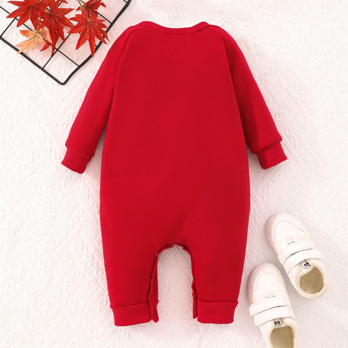 Christmas Baby Elk Winter Romper