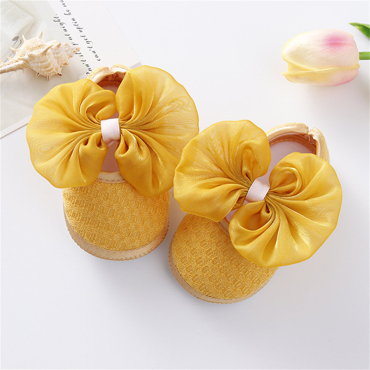 Baby Mesh Bow Princess Shoes