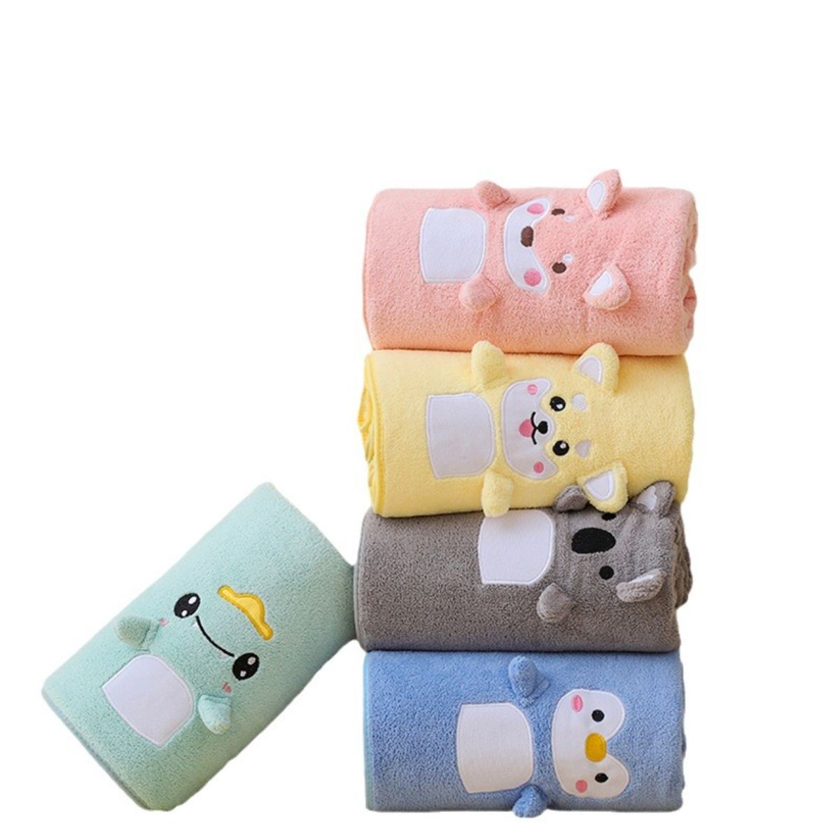 Children's bath towel bath robe newborn baby towel thin blanket