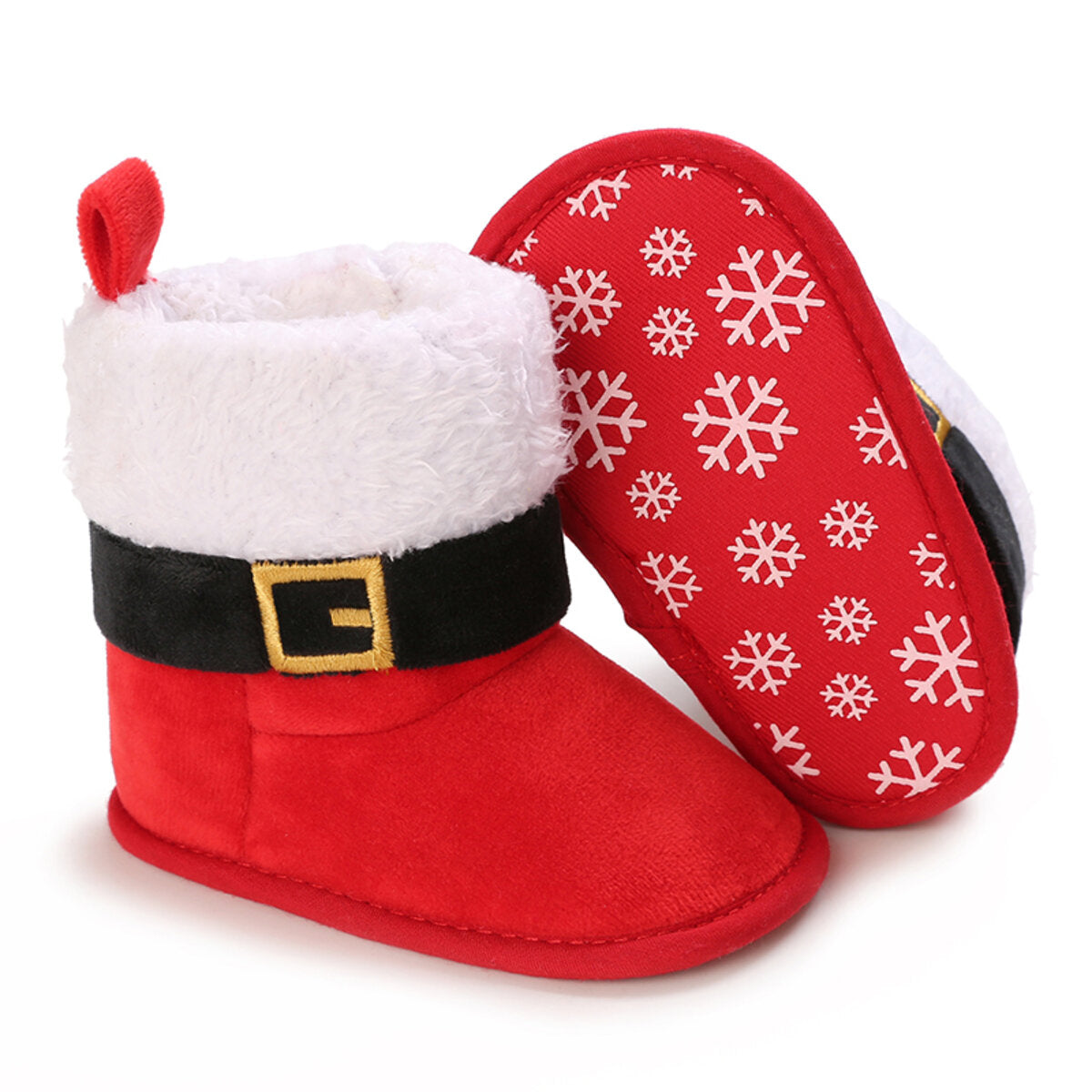 Baby Christmas cotton shoes