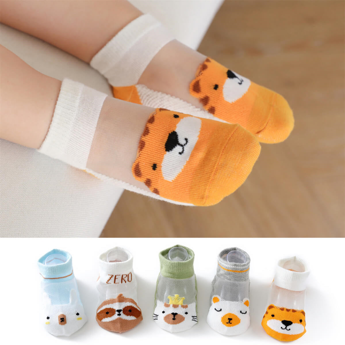 5pcs Sweet Children's Socks