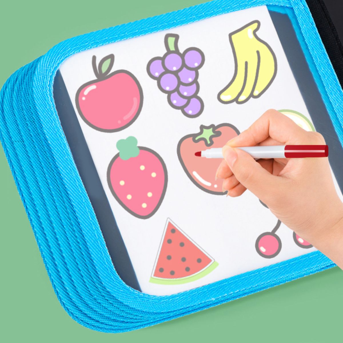 Erasable portable graffiti drawing board