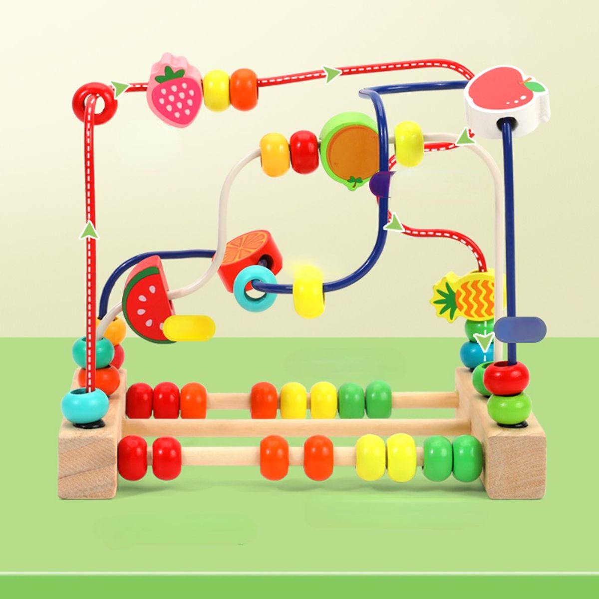 Fruit beads puzzle