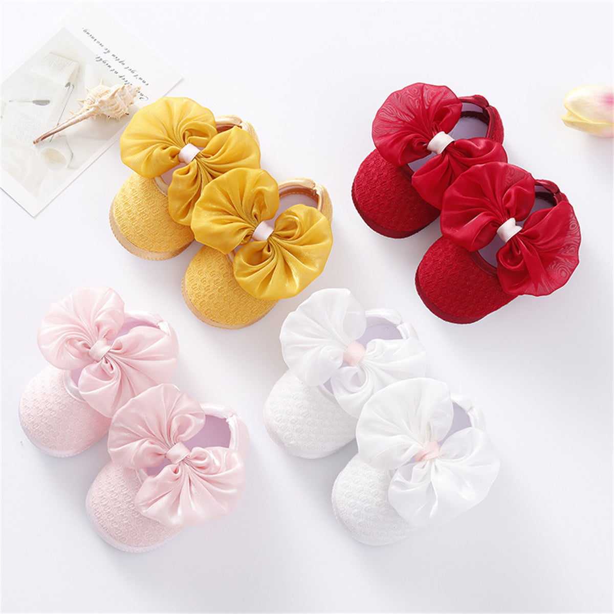 Baby Mesh Bow Princess Shoes