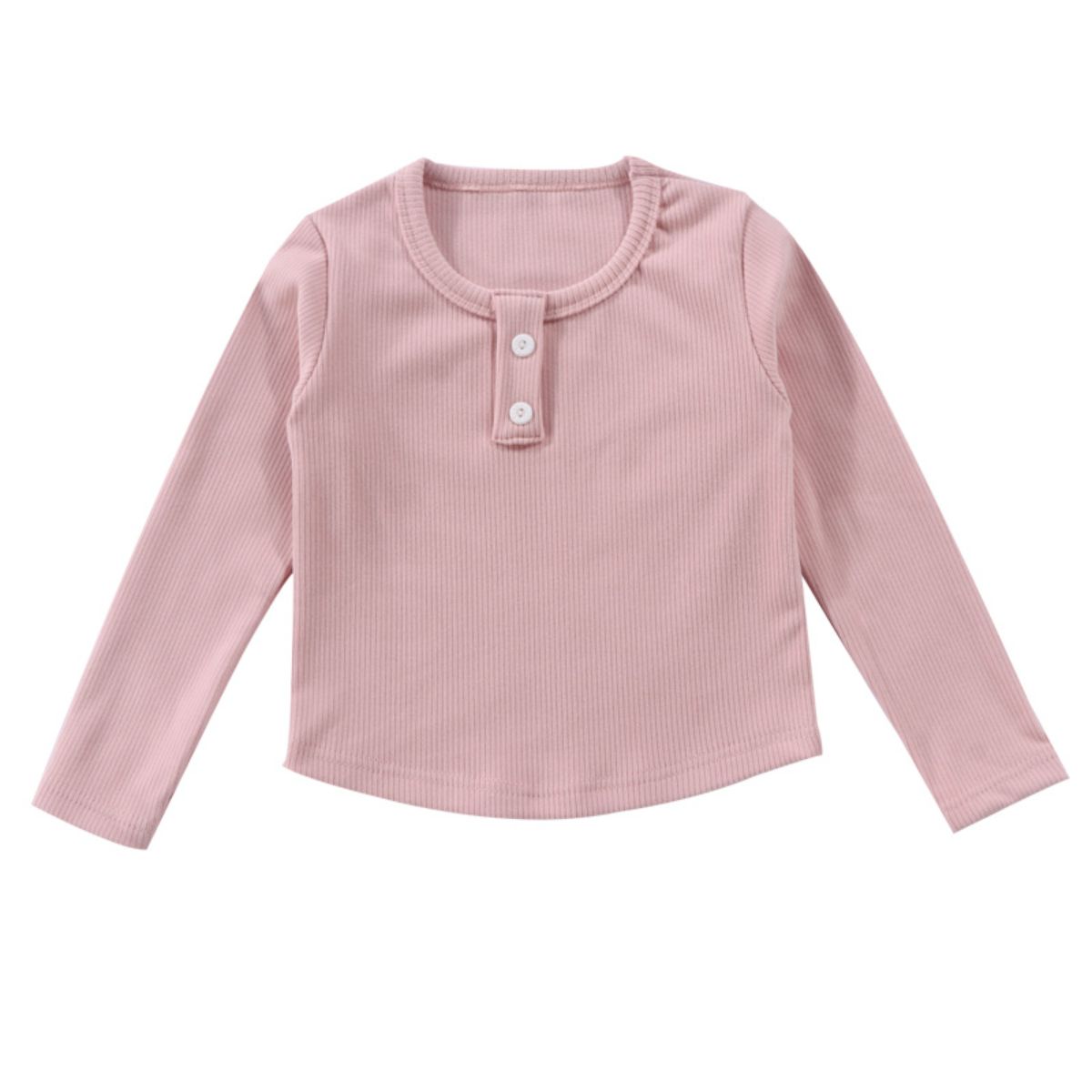 Spring and autumn inner round-neck ribbed velvet autumn clothing children's bottoming shirt boys and girls baby long-sleeved all-match tops single piece