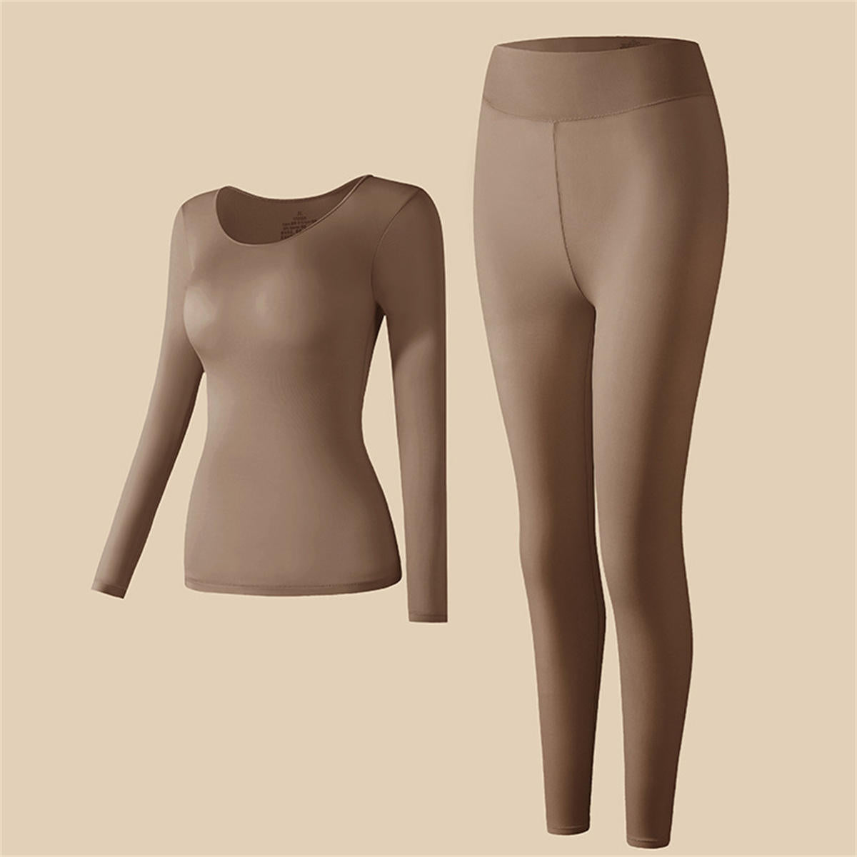 Skin-beautifying clothing high elastic ultra-thin autumn clothing and long johns set