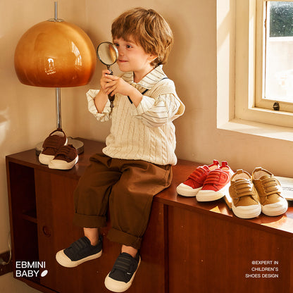 Anti slip Breathable Canvas First Walker Shoes