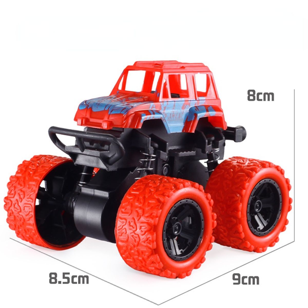 Inertia off-road toy car