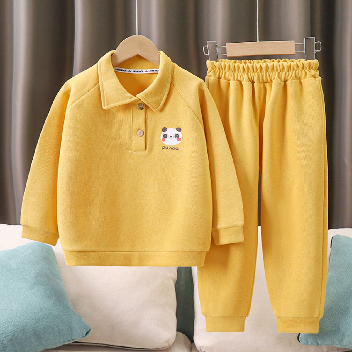 Autumn and spring children's suits for middle and large children long-sleeved sweatshirts sports two-piece suits baby outdoor leisure clothes