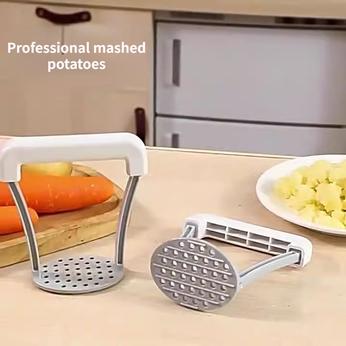 Potato Masher Hand Pressed Garlic Masher Baby Food Masher