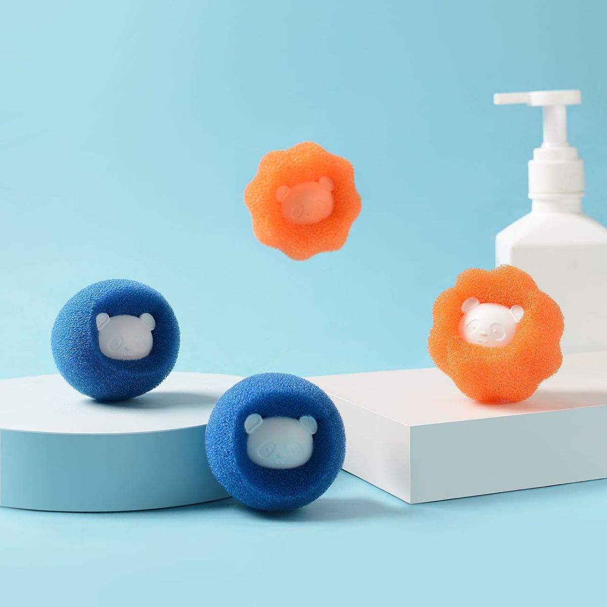 Washing machine sponge cleaning ball sticky hair decontamination laundry anti-entanglement sponge laundry ball magic decontamination cleaning clothes ball