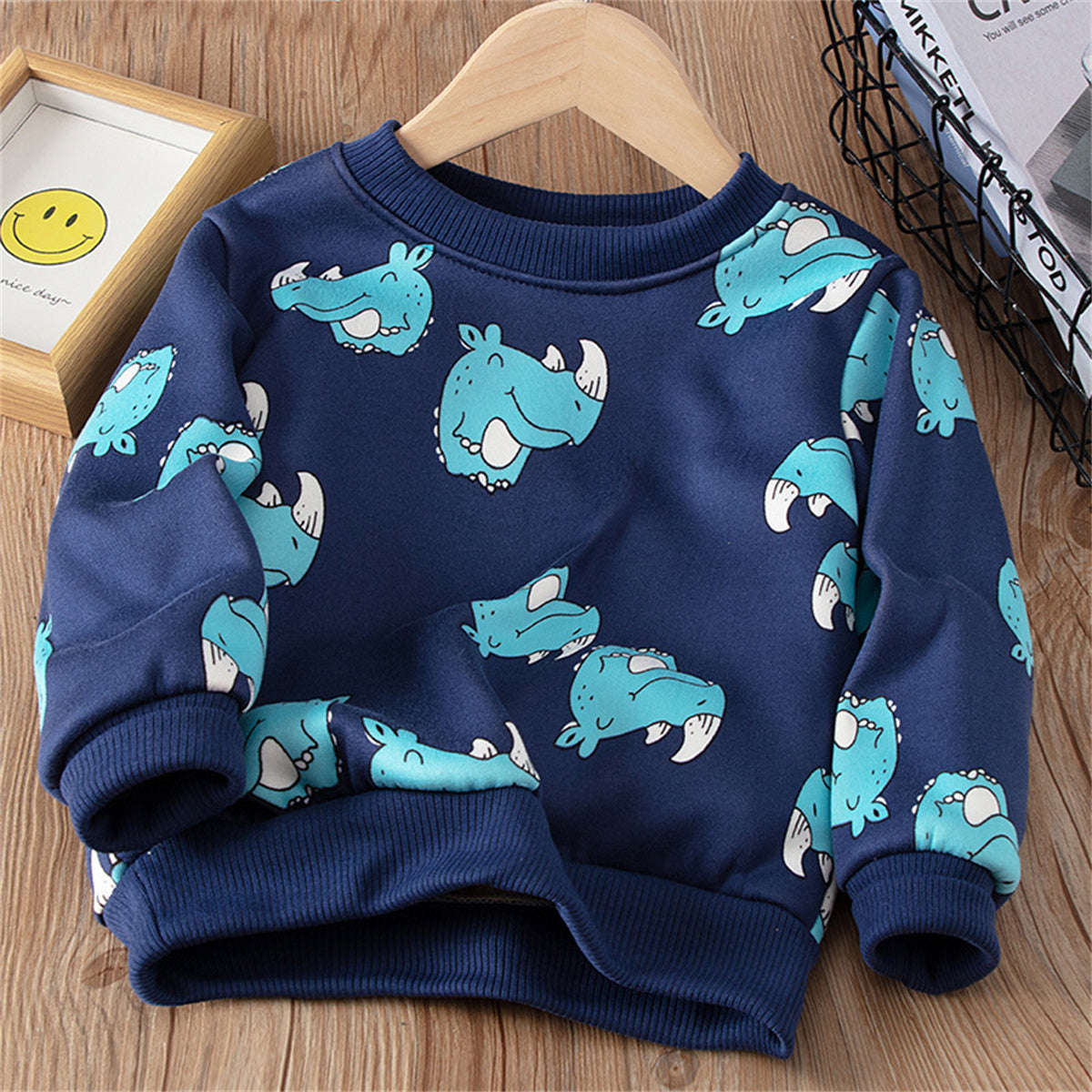 Children's fashion all-match casual sweatshirt long sleeves