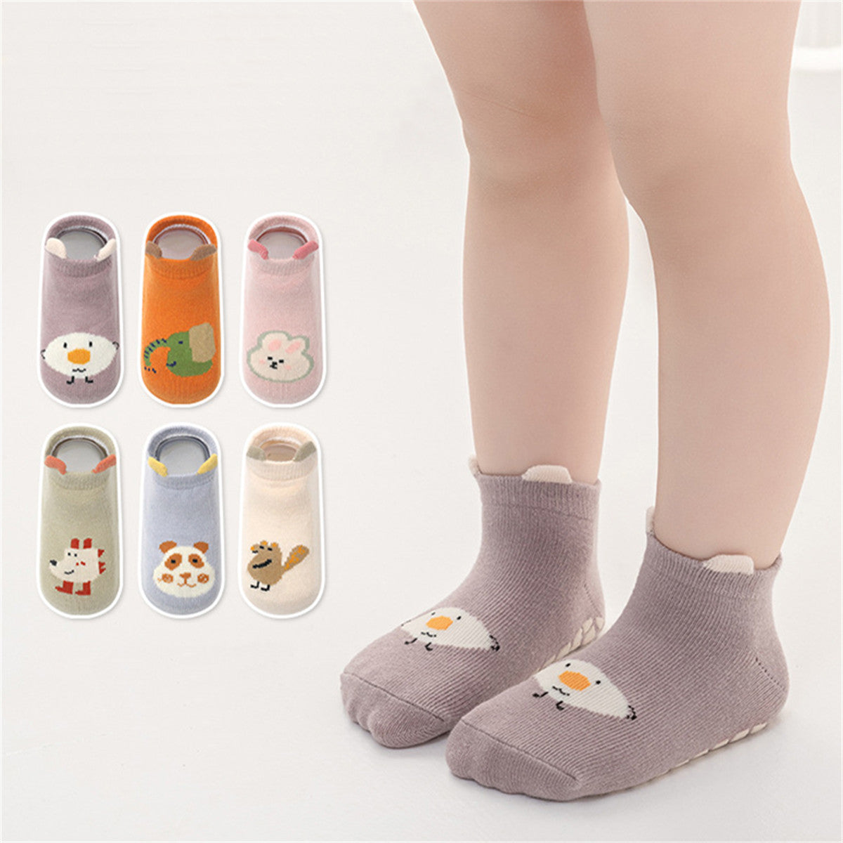 Children's Dinosaur Anti-Slip Socks