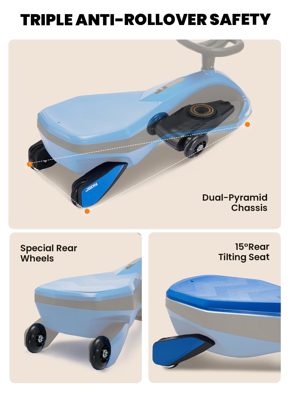 Hibobi Electric Wiggle Car