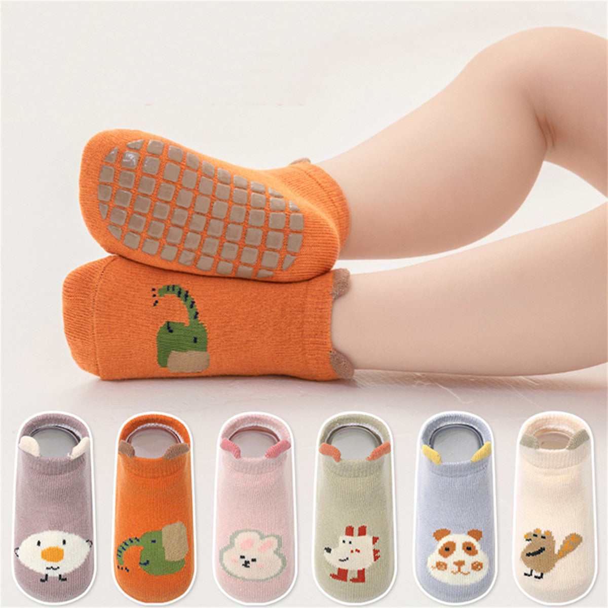 Children's Dinosaur Anti-Slip Socks