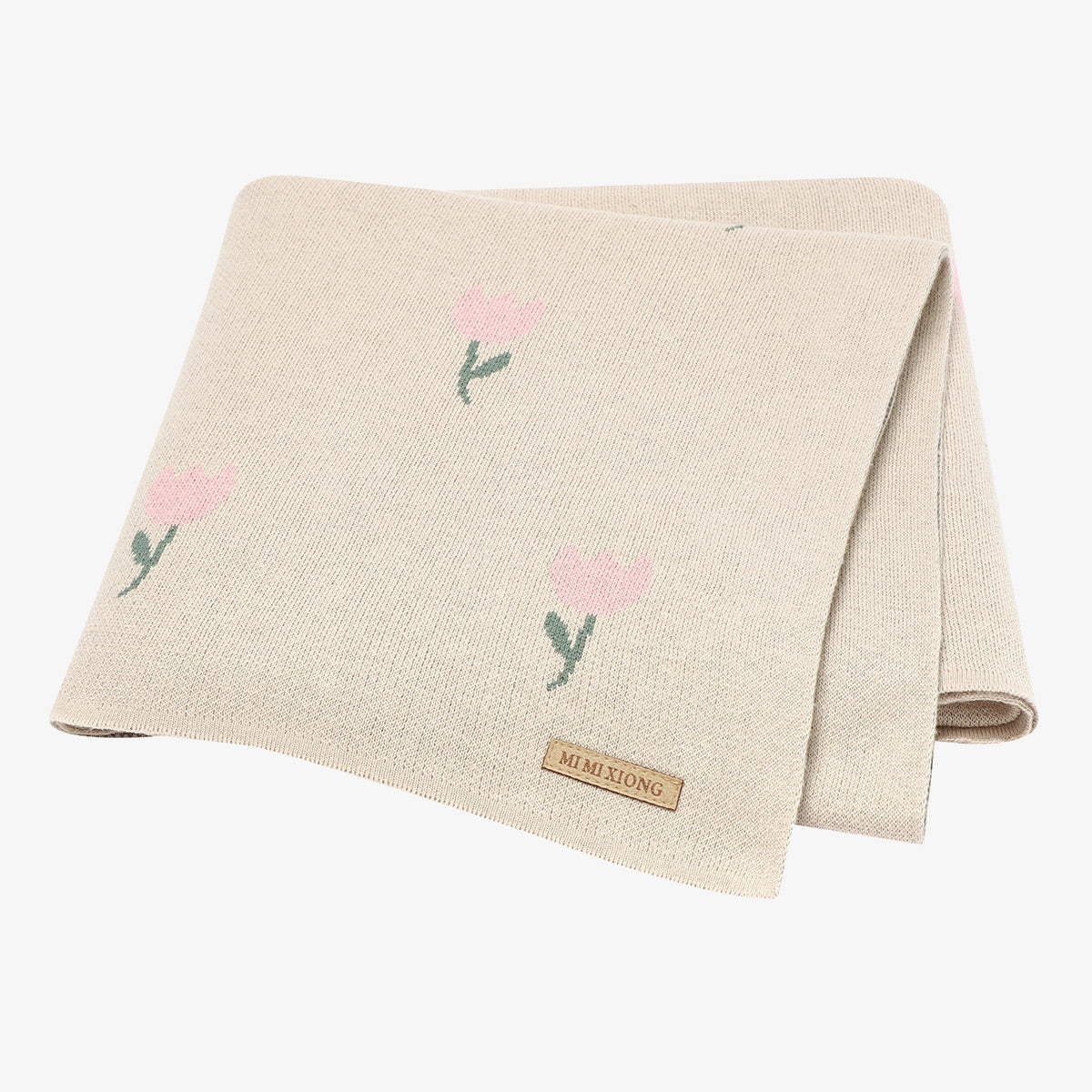 Baby knitted blanket cover