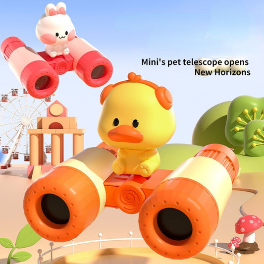 Children's telescope toy portable HD cartoon cute binoculars mini outdoor toys