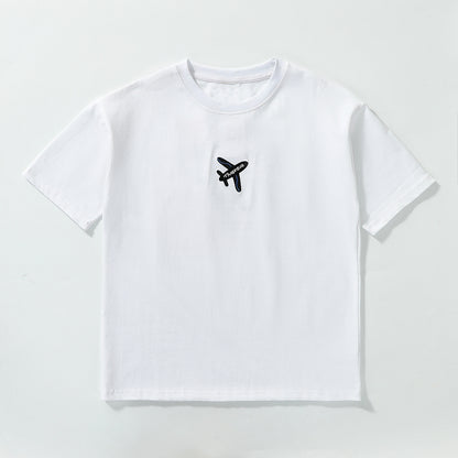 Airplane Print T-Shirt