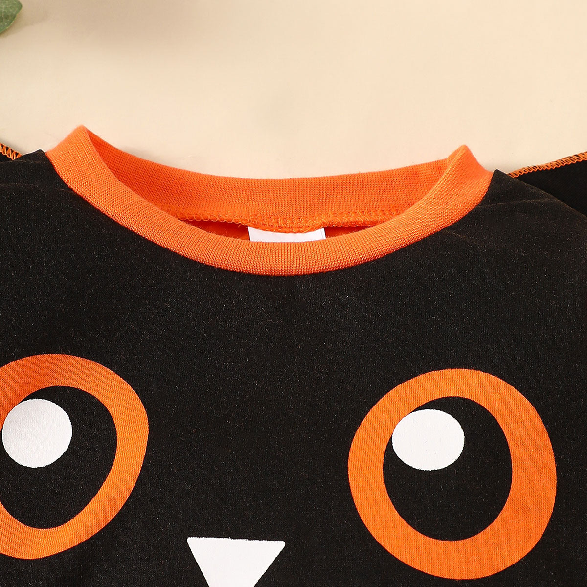 Baby Boy 2-piece Owl Pattern Spring and Autumn Long Sleeve Outfit Halloween Toddler Cute Casual Clothing