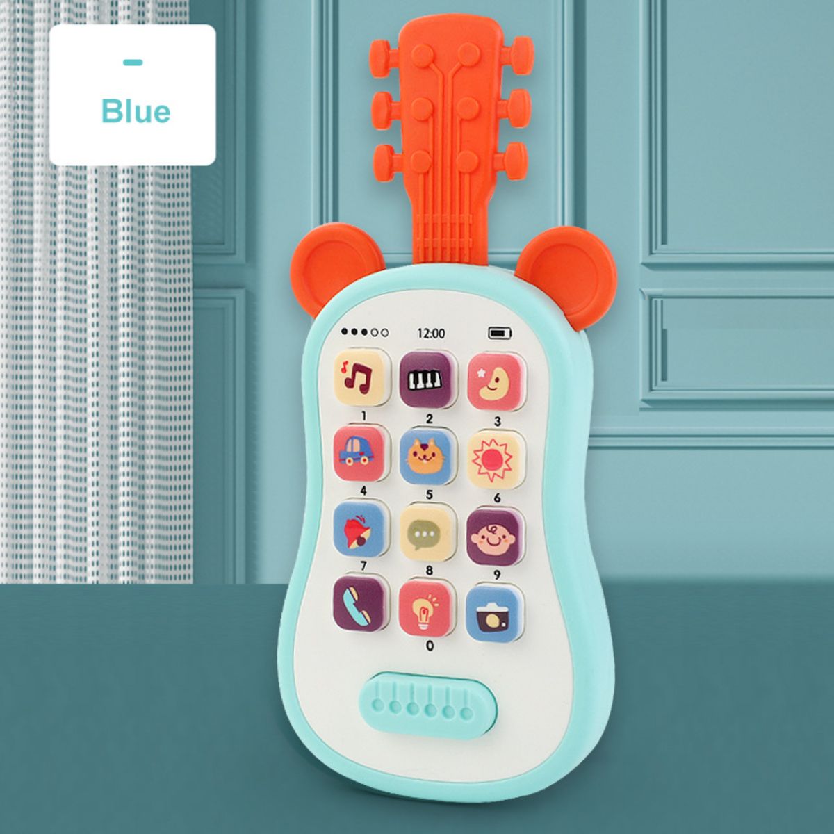 Cartoon music multi-function early education simulation mobile phone