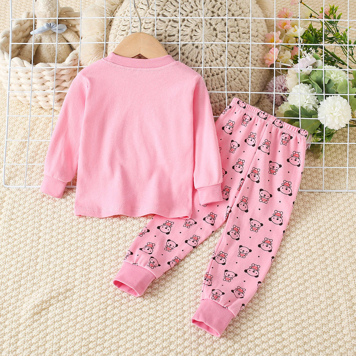 Children's underwear pure cotton home wear set