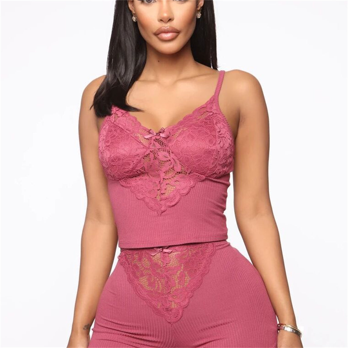 Comfortable lace sexy lingerie set