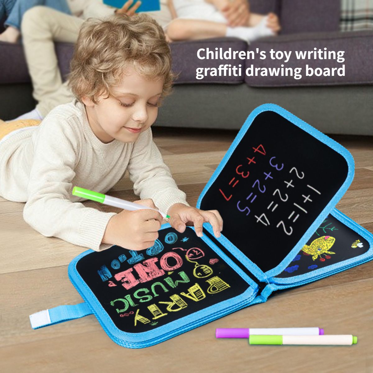 Erasable portable graffiti drawing board