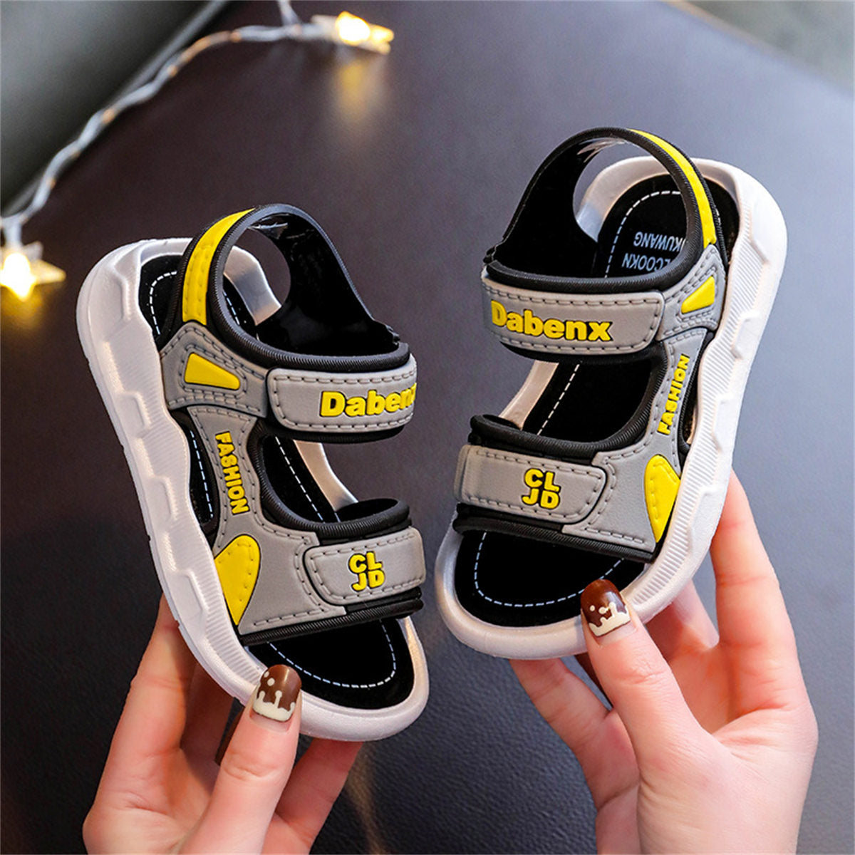 Children's casual Velcro soft-soled sandals