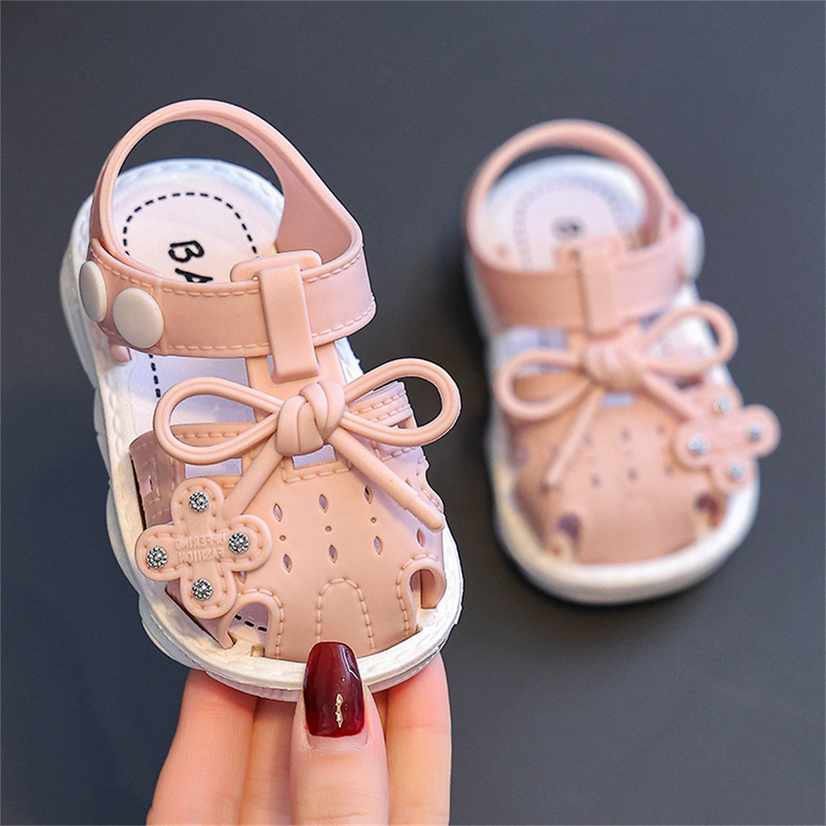 Indoor non-slip soft sole cute baby toddler shoes beach shoes