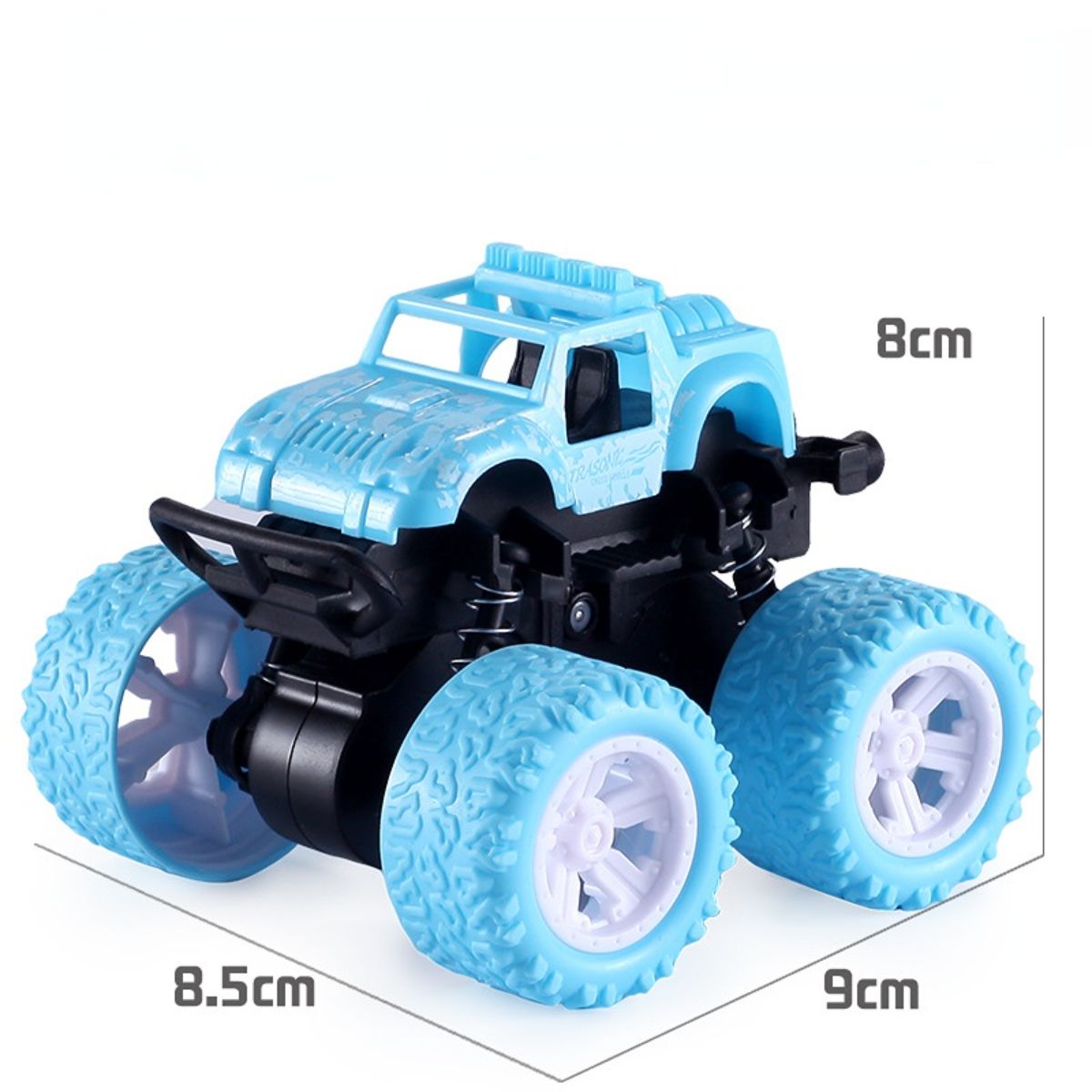 Inertia off-road toy car