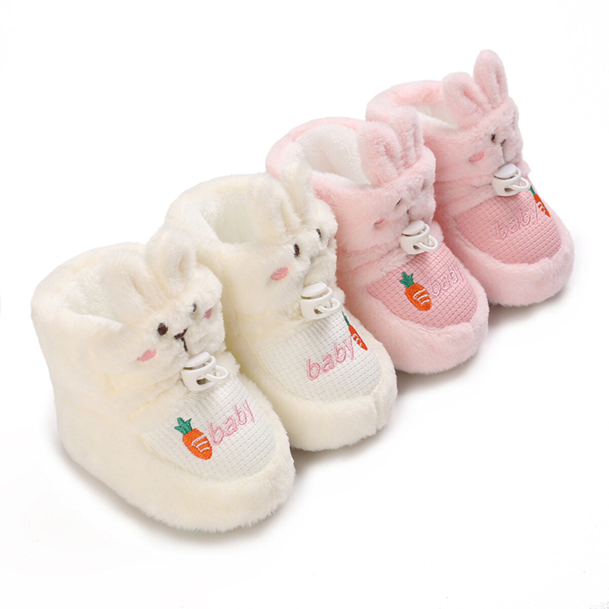 Baby cartoon rabbit cotton shoes