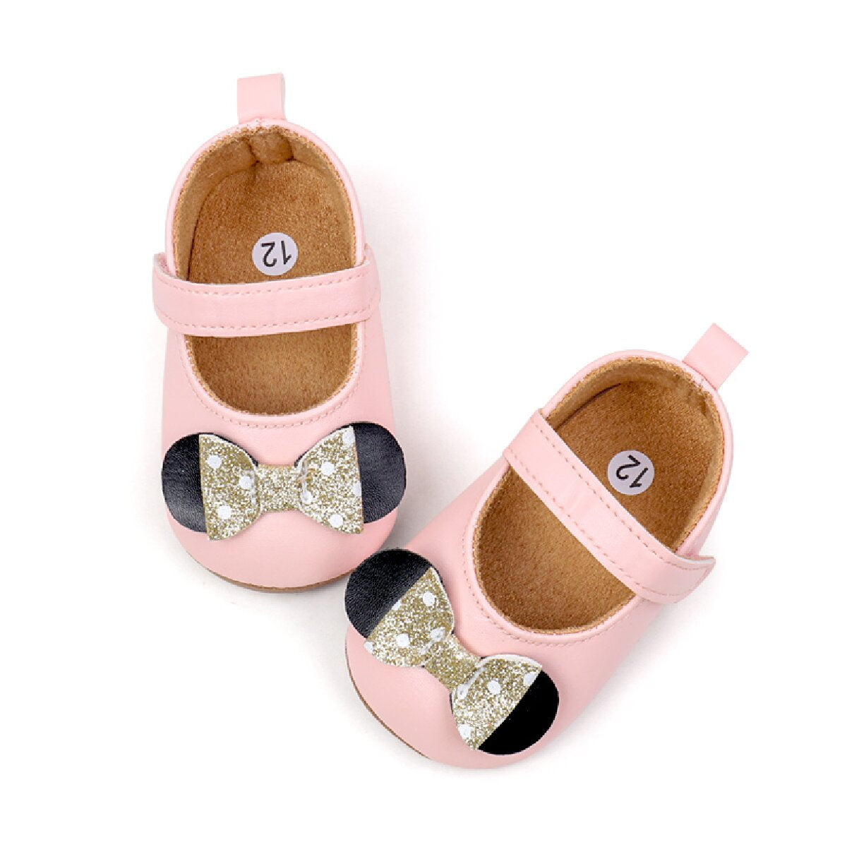 Princess shoes soft rubber sole non-slip toddler shoes