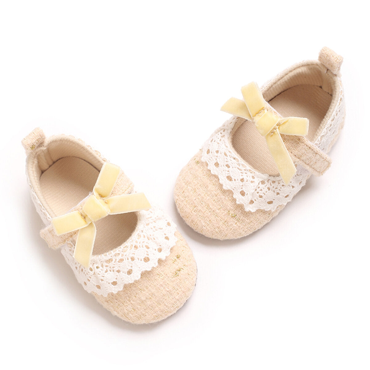 Baby soft sole princess shoes